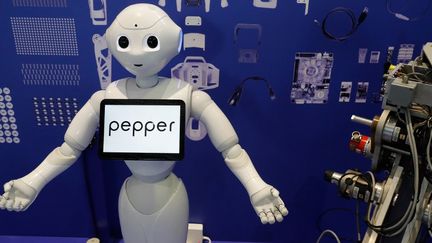 Pepper, robot exposé à la Cité des sciences et de l'industrie de La Villette (mars 2019)
 (FRANCOIS GUILLOT / AFP)