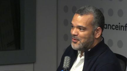 Lionel Olenga,&nbsp;co-créateur, scénariste et producteur de la série « le code » sur France 2 (FRANCEINFO / RADIO FRANCE)