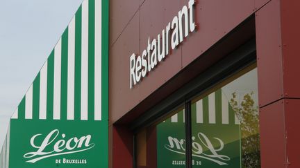 La devanture d'un restaurant "Léon de Bruxelles" à Colmar (Haut-Rhin). (MAXPPP)