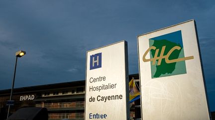 Le centre hospitalier de Cayenne, en Guyane, le 20 juin 2020. (JODY AMIET / AFP)