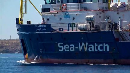 Un bateau humanitaire Sea Watch en Méditerranée, le 26 juin 2019. (AFP/ LOCALTEAM)