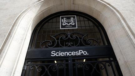 La façade de SciencesPo à Paris. (VINCENT ISORE / MAXPPP)