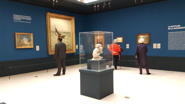 L'exposition&nbsp;"Nantes 1886, le scandale impressionniste", le 4 janvier 2019. (ANNE CHEPEAU / RADIOFRANCE)