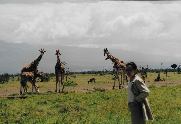 Les girafes à Néru se laissent approcher. 
 (corinedechaffour.com)