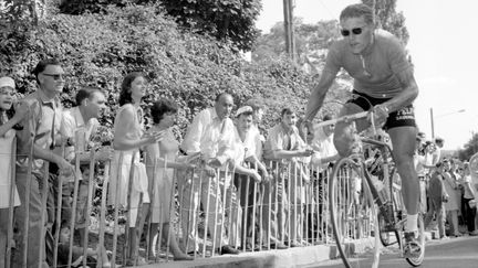 Le néerlandais Jan Janssen remporte le Tour de france 1968, dernier Tour de france avec des équipes nationales. (STAFF / AFP)