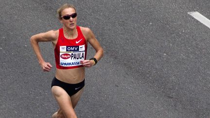 Paula Radcliffe est toujours détentrice du record du monde du marathon  (DIETER NAGL / AFP)