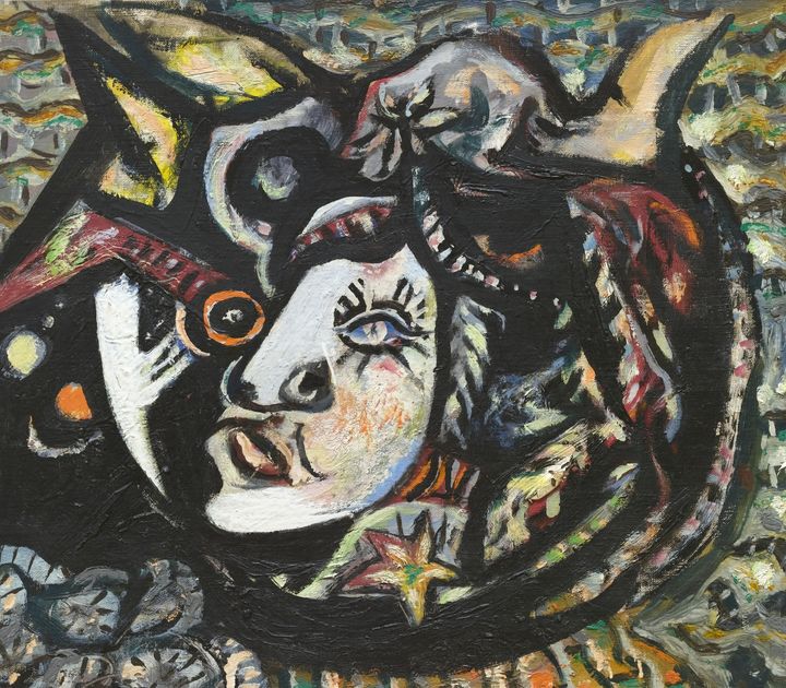 Jackson Pollock, "Mask", 1941. (POLLOCK-KRASNER FOUNDATION / ADAGP PARIS 2024)