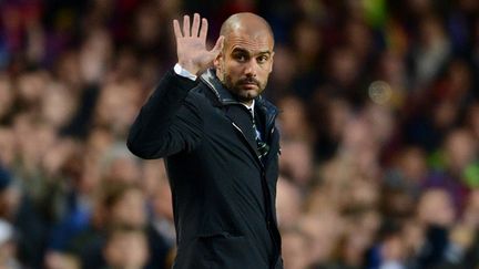 La der' de Pep Guardiola sur le banc de Barcelone (ADRIAN DENNIS / AFP)