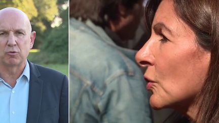 La bataille pour la présidentielle à gauche se joue déjà entre Anne Hidalgo et Yannick Jadot. La candidate socialiste doit désormais composer avec l'écologiste au positionnement proche et aux intentions de votes égales. Les journalistes de France Télévisions ont suivi les deux candidats. (CAPTURE ECRAN / FRANCEINFO)