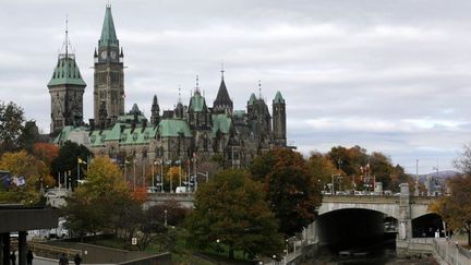 La colline du Parlement à Ottawa, au Canada, cible des bornes espionnes. (Mike Carroccetto / GETTY IMAGES NORTH AMERICA / AFP)