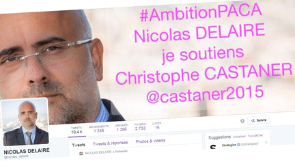 Capture d'&eacute;cran du compte Twitter de Nicolas Delaire. (NICOLAS DELAIRE / TWITTER)