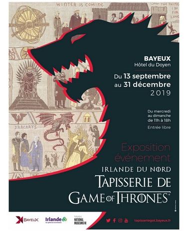 Affiche exposition tapisserie GOT (Musées de Bayeux)