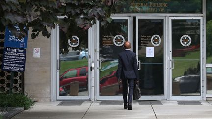 Les locaux de l'Office of Personnel Management, &agrave; Washington (Etats-Unis), le 5 juin 2015. (MARK WILSON / GETTY IMAGES NORTH AMERICA / AFP)