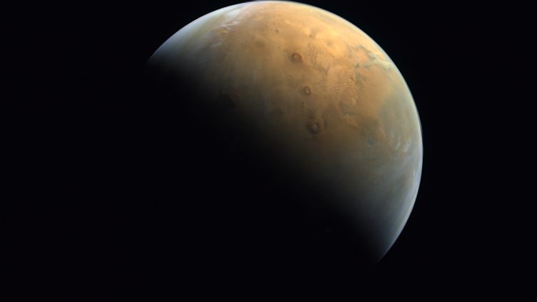 Decouvrez La Premiere Image De Mars Envoyee Par La Sonde Espoir Des Emirats Arabes Unis