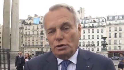 Jean-Marc Ayrault, l'ancien Premier ministre, à Nantes le 27 avril. (GILLES GALLINARO / RADIO FRANCE)