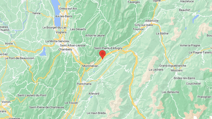 Le garçon est tombé dans un puits à Coise-Saint-Jean-Pied-Gauthier (Savoie). (CAPTURE D'ECRAN / GOOGLE MAPS)