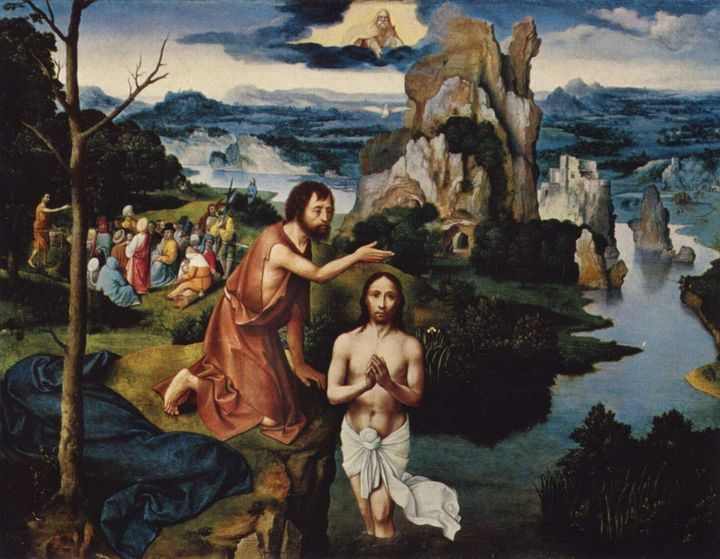 &quot;Cristo al Limbo in un Paesaggio&quot; de Patinir
 (Joachim Patinir)