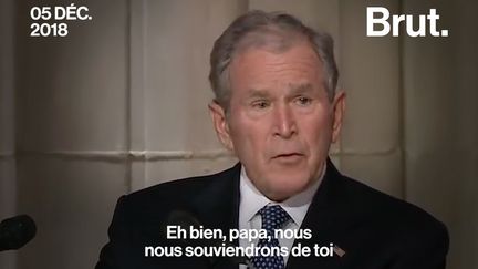 Durant l'éloge funèbre qu'il prononçait aux funérailles son père mercredi 6 décembre, George W. Bush en a profité pour évoquer certaines valeurs qu'un Président doit défendre.