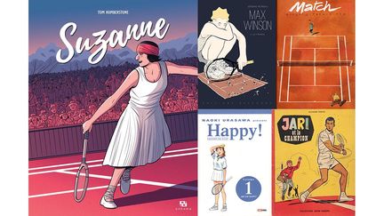 Jeu, set et match. (TOM HUMBERSTONE, ANKAMA / JEREMIE MOREAU, DELCOURT / NAOKI URASAWA, PANINI MANGA / RAYMOND REDING, LE LOMBARD)