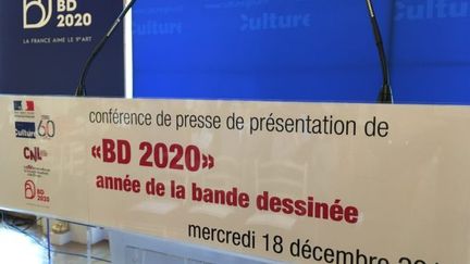 Le 18 décembre 2019 a été présenté le projet "BD 2020" par le ministre de la Culture Franck Riester. (FRANCIS FORGET)