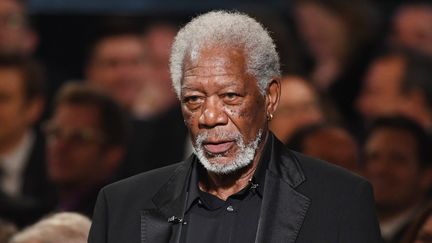 L'acteur Morgan Freeman lors de la 45e cérémonie de l'American Film Institute en hommage à la carrière de Diane Keaton le 8 juin 2017
 (KEVIN WINTER / GETTY IMAGES NORTH AMERICA / AFP)