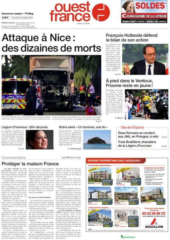 &nbsp; (OUEST FRANCE)