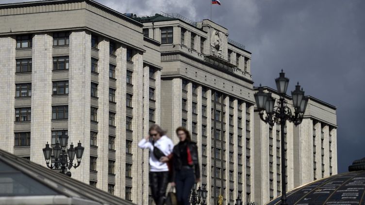 The Duma, in Moscow, in September 2020. (NATALIA KOLESNIKOVA / AFP)