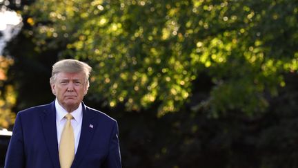 Donald Trump à Washington, le 11 octobre 2019. (NICHOLAS KAMM / AFP)