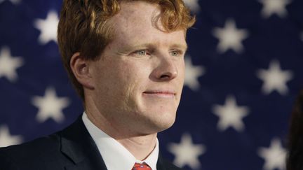 Joseph P Kennedy III, petit fils de robert Kennedy, le 7 janvier 2010 &agrave; Medford (Massachusetts). (ELISE AMENDOLA / AP / SIPA)