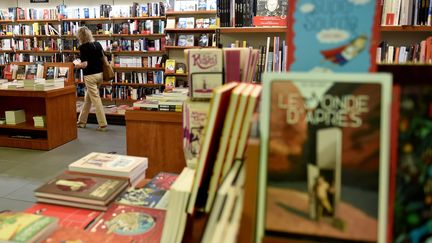 Librairie indépendante à Saint-Étienne, le 6 septembre 2021.&nbsp; (RÉMY PERRIN / MAXPPP)