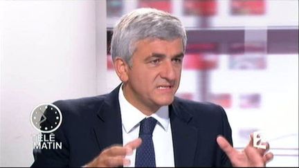 Hervé Morin, invité des "4 vérités" le 16 août sur France 2. (F2)