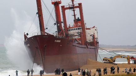 Le TK Bremen, le 21 d&eacute;cembre. (VALERY HACHE / AFP)