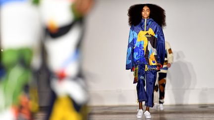 Défilé automne-hiver 2020-21 de&nbsp;Bethany Williams&nbsp;à la London Fashion Week masculine, janvier 2020 à Londres (BEN STANSALL / AFP)