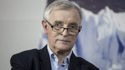 Le climatologue Jean Jouzel, lors de l'inauguration du 13e forum international de la météo et du climat à Paris, le 27 mai 2016. (? VINCENT ISORE/IP3 / MAXPPP)