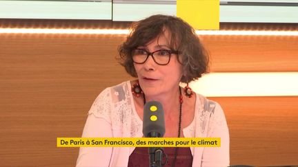 Marie-Monique Robin, journaliste d'investigation, réalisatrice et écrivaine, le 8 septembre 2018 sur franceinfo. (FRANCEINFO / RADIOFRANCE)