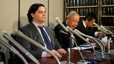 &nbsp; (Mark Karpelès en février 2014, au moment de l'annonce de la banqueroute © REUTERS/Yuya Shino)