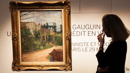 "Le Jardin de Pissarro" de l'artise Paul Gauguin, sera mis en vente aux enchères par Sotheby's le 29 mars. 
 (AFP)