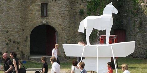 Installation de Bruno Peinado à la citadelle de Port-Louis (Morbihan)
 (DR)