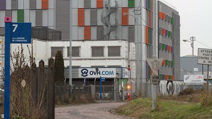 Un aperçu des locaux de l'entreprise OVH, à Strasbourg (Bas-Rhin), le 9 novembre 2017. (MAXPPP)