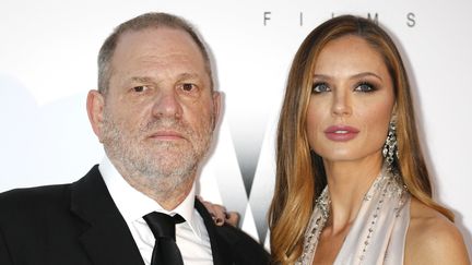 Georgina Chapman aux côtés de son ex-mari Harvey Weinstein lors du Festival de Cannes 2016
 (Dave Bedrosian / Geisler-Fotopress / Geisler-Fotopress / DPA)