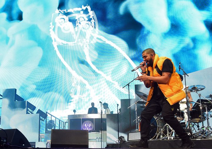 Drake en concert à Coachella, avril 2017
 (KEVIN WINTER / GETTY IMAGES NORTH AMERICA / AFP)