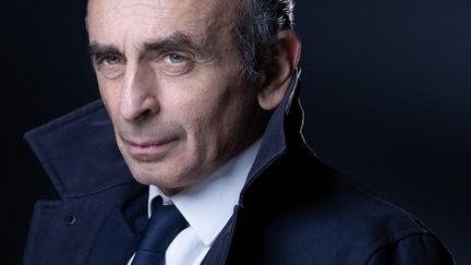 Le polémiste&nbsp;Éric Zemmour, photographié à Paris le 22 avril 2021. (JOEL SAGET / AFP)