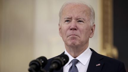 Le président américain, Joe Biden, le vendredi 3 décembre 2021. (ANNA MONEYMAKER / GETTY IMAGES NORTH AMERICA)