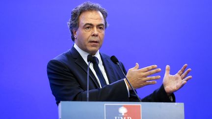 Luc Chatel, secr&eacute;taire g&eacute;n&eacute;ral de l'UMP, &agrave; Paris, le 14 juillet 2014. (THOMAS SAMSON / AFP)