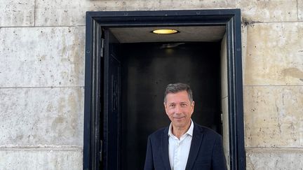 Philippe Boué, PDG de Schindler France. (VICTOR MATET / RADIO FRANCE / FRANCEINFO)