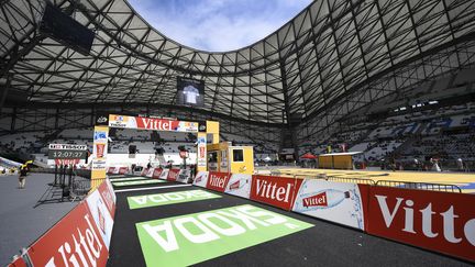 Le stade Vélodrome de Marseille, théâtre majestueux de la 20e étape du Tour de France 2017. (YORICK JANSENS / BELGA MAG)