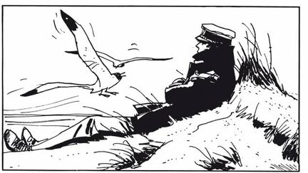 &nbsp; (Corto Maltese, héros de la saga de l'auteur de bande dessinée Hugo Pratt © Editions Casterman)