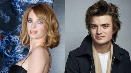 Maya Hawke joue Robin et Joe Keery incarne Steve dans la série "Stranger Things". (GREGORY PACE / SHUTTERSTOCK / SIPA   -  TAYLOR JEWELL / AP / SIPA)