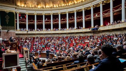 Une séance de questions au gouvernement à l'Assemblée nationale, à Paris, le 29 mai 2018. (MAXPPP)