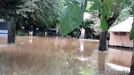 Le camping était établi sur un terrain inondable et n'avait pas reçu l'homologation de la préfecture. (MAXPPP)